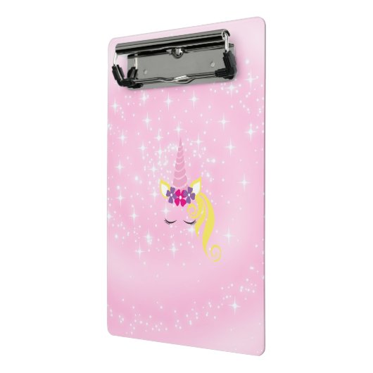 Schönes Einhorn Mini Klemmbrett (Gewinkelt2)