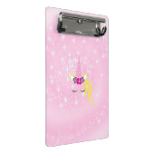 Schönes Einhorn Mini Klemmbrett (Schrägansicht)