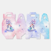 Schönes Einhorn mit Balloons Gefallen Box Geschenkschachtel (Ungeklappt)