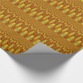 Schönes einzigartig außergewöhnliches afrikanische geschenkpapier (Ecke)