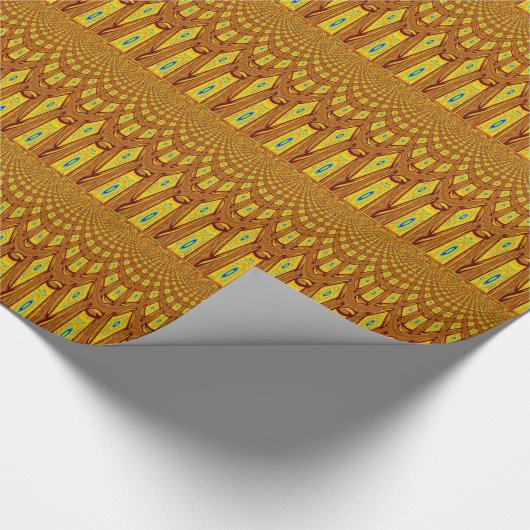 Schönes einzigartig außergewöhnliches afrikanische geschenkpapier (Ecke)