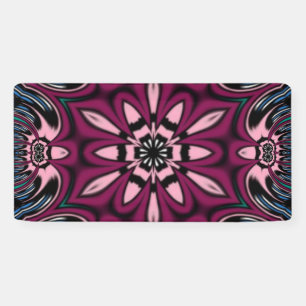 Schönes, einzigartiges Design der Mandala Blume Banner