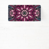 Schönes, einzigartiges Design der Mandala Blume Banner (InSitu)