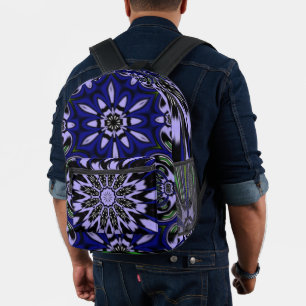 Schönes, einzigartiges Design der Mandala Blume Bedruckter Rucksack