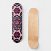 Schönes, einzigartiges Design der Mandala Blume Skateboard (Vorderseite)