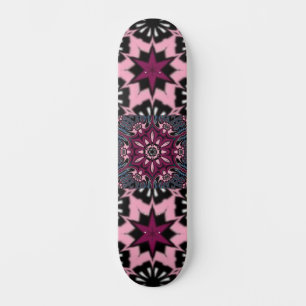 Schönes, einzigartiges Design der Mandala Blume Skateboard