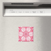 Schönes einzigartiges rosa Design Magnet (In Situ (Geschirrspüler))