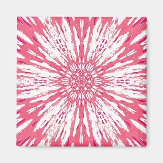 Schönes einzigartiges rosa Design Magnet (Vorne)