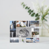 Schönes Eis, Schnee und Winter Gefühle! Postkarte (Stehend Vorderseite)