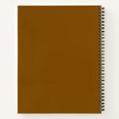 Schönes Elch-Notebook Notizblock (Rückseite)