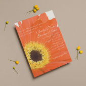 Schönes Elegant Gerber Daisy Wedding Einladung