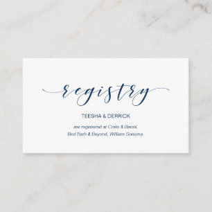 Schönes Elegant, Seeschrift, Heiratsregister Begleitkarte