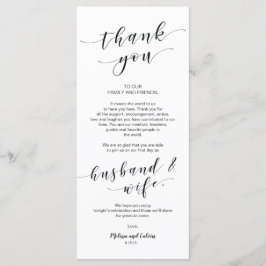 Schönes Elegant Vielen Dank Platz Einstellungskart Programm