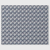 Schönes elegantes Blume-Muster Geschenkpapier (Flach)