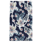 Schönes elegantes Blume-Muster Kleine Geschenktüte (Vorderseite)