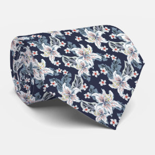 Schönes elegantes Blume-Muster Krawatte