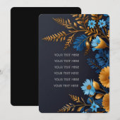 Schönes elegantes Hochzeitsinklusivdesign Einladung (Vorne/Hinten)