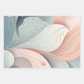 Schönes, elegantes pastellfarbenes Blätter (Vorderseite 3)