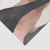 Schönes Elegantes Watercolor Pink Grau Abstrakt Seidenpapier (Detail)