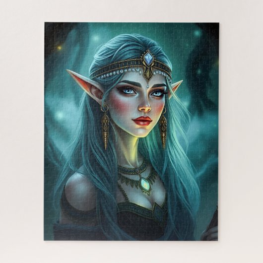 Schönes Elven Princess Jigsaw Puzzle (Vertikal)