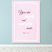 Schönes, ermutigendes Bibelangebot Leinwanddruck (Insitu (Holzboden))