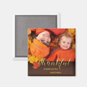 Schönes Erntedank Foto Magnet (Vorderseite/Rückseite)