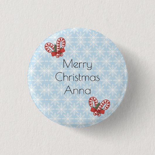 Schönes, erstaunliches Weihnachtsfest Button (Vorderseite)