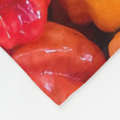 Schönes Essen Fleecedecke (Ecke)
