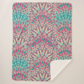 Schönes ethnisches Muster Sherpadecke (Vorderseite)