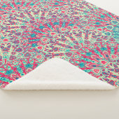 Schönes ethnisches Muster Sherpadecke (3/4)