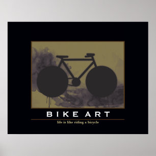schönes Fahrrad . Fahrrad . Bike-Thema Poster