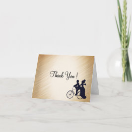 Schönes Fahrrad Vielen Dank, dass Sie im Inneren v Dankeskarte