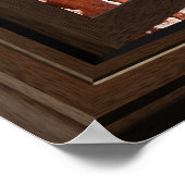 Schönes Fake Window View Hoodoos Bryce Canyon Poster (Ecke)