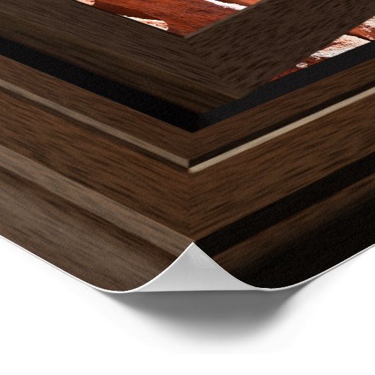 Schönes Fake Window View Hoodoos Bryce Canyon Poster (Ecke)