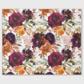 Schönes Fallen Farbe Blumenpapier Geschenkpapier (Flach)