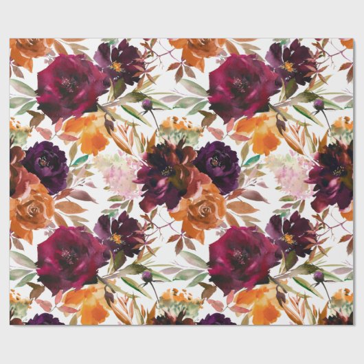 Schönes Fallen Farbe Blumenpapier Geschenkpapier (Flach)