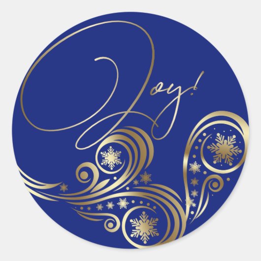 Schönes Fantasy Christmas Unicorn Runder Aufkleber (Vorderseite)