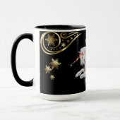 Schönes Fantasy Christmas Unicorn Tasse (Links)