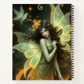 Schönes Fantasy Faible Art Notebook Notizblock (Rückseite)