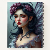 Schönes Fantasy Faible Art Notebook Notizblock (Rückseite)