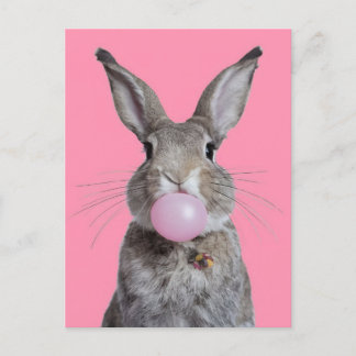 Schönes Fantasy Rabbit Kaububble Gum Postkarte