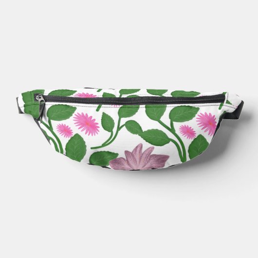 Schönes farbenfrohes Blumenmuster  Bauchtasche (Ablage )