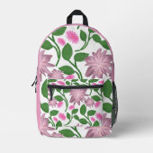 Schönes farbenfrohes Blumenmuster  Bedruckter Rucksack (Vorderseite)