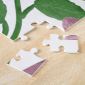 Schönes farbenfrohes Blumenmuster Puzzle (Seite)