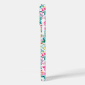Schönes farbenfrohes Garten-Monogramm-Etuikette Case-Mate iPhone Hülle (Rückseite / Links)
