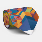 schönes, farbenfrohes Krawatte-Design Krawatte (Gerollt)