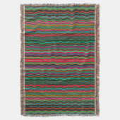 Schönes, farbenprächtiges Muster Decke (Vorderseite Vertikal)