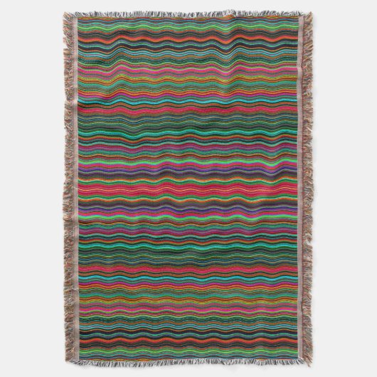 Schönes, farbenprächtiges Muster Decke (Vorderseite Vertikal)