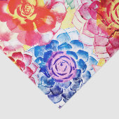 Schönes, farbenprächtiges Muster für eine Pflanze Seidenpapier (Ausschnitt)