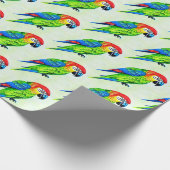 Schönes farbenprächtiges Muster Geschenkpapier (Ecke)